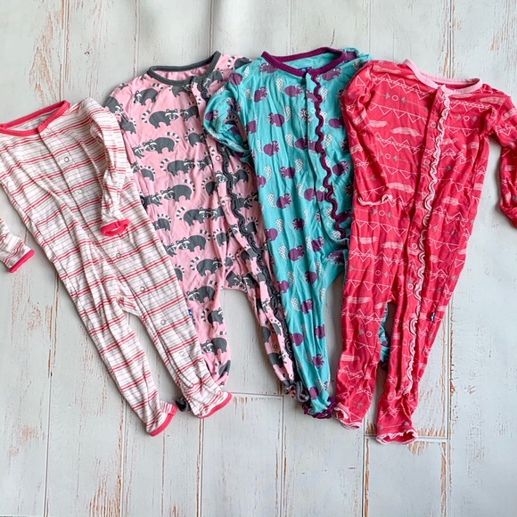 Kickee Pants Other - 6-12 month kickee pants coveralls lot